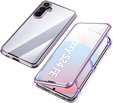 Tok Samsung Galaxy S24 FE, Magnetic Dual Glass, lila