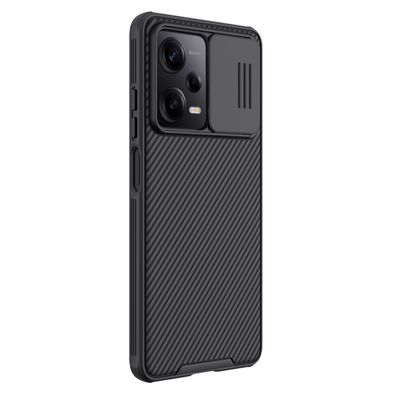 Tok Xiaomi Poco X5 Pro 5G, páncélozott Nillkin, CamShield Pro, fekete