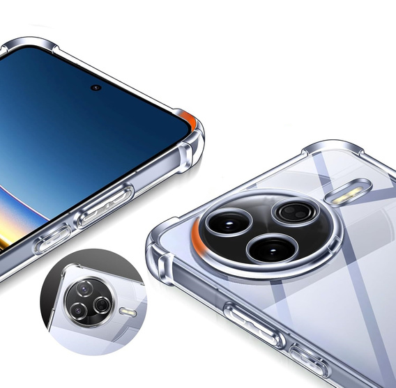 Telefontok a Xiaomi Poco F7 Pro, Dropproof, átlátszó