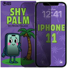 Shy Palm Privacy edzett üveg iPhone 11-hez
