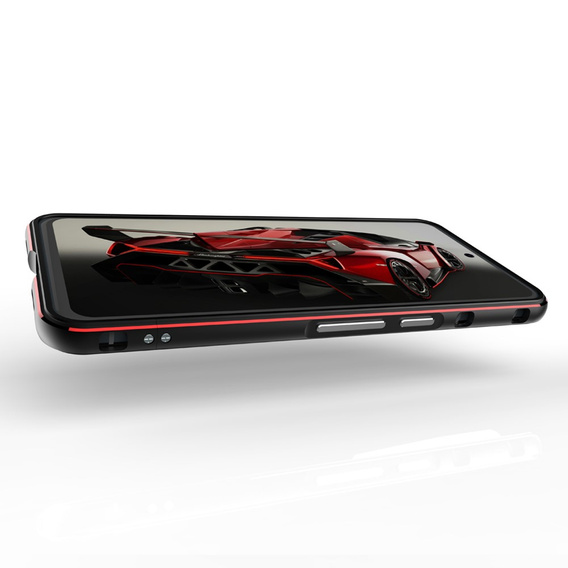 Tok Google Pixel 8 Pro, Armor Bumper, lencsevédővel, fekete / ezüst