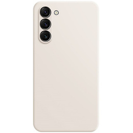 Telefontok a Samsung Galaxy S24, Silicone Lite, bézs színű