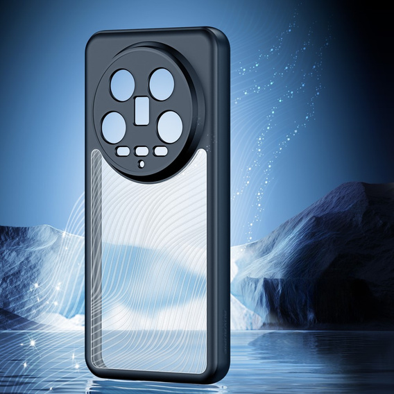 DuxDucis tok Xiaomi 14 Ultra, Aimo case, átlátszó / fekete
