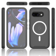Tok Google Pixel 9a készülékhez, Shockproof, fóliával, MagSafe-hoz, fekete