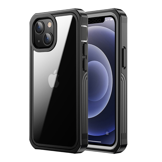 Tok iPhone 13 készülékhez, Shockproof, fóliával, kék