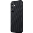 BENKS Kevlar tok Samsung Galaxy S24, MagSafe, Carbon Fiber, fekete