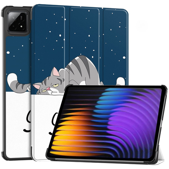 Tok Xiaomi Pad 7 / 7 Pro, Smartcase, sleeping cat
