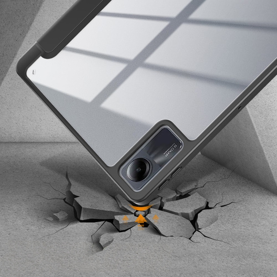Tok Xiaomi Redmi Pad SE 11", Smartcase Hybrid, tolltartó résszel, fekete