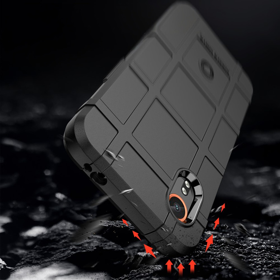 Telefontok a Samsung Galaxy Xcover 7, Rugged Shield, fekete