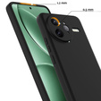 Telefontok a Xiaomi Poco F7 Ultra, Silicone MagSafe, fekete