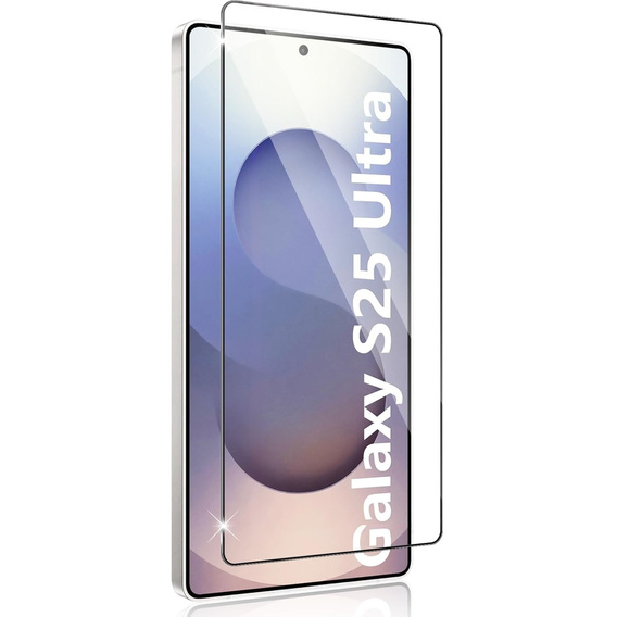 3D edzett üveg Samsung Galaxy S25 Ultra készülékhez, fekete keret