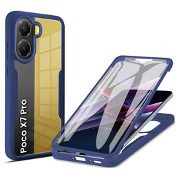 Tok Xiaomi Poco X7 Pro 5G készülékhez, Shockproof, fóliával, kék