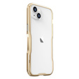 Teletok LUPHIE iPhone 14 Plus-hoz, Armor Bumper, arany