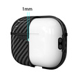 Szénszálas textúrájú TPU tok az AirPods Pro 3 készülékhez