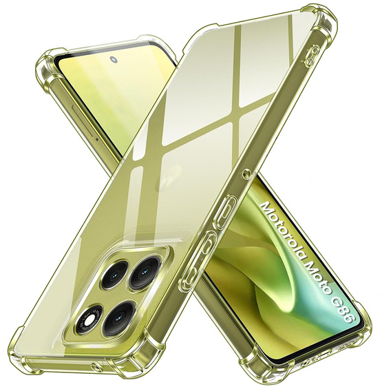 Telefontok a Motorola Moto G86 5G, Dropproof, átlátszó