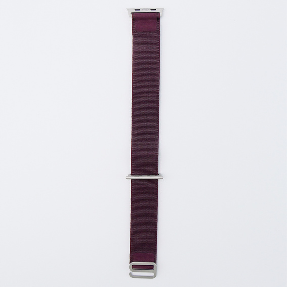 Nylon szíj Apple Watch 1/2/3/4/4/5/6/7/8/SE/ULTRA 42/44/45/45/49mm, bordó
