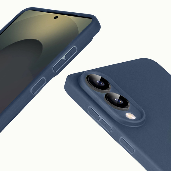 Vékony tok a Samsung Galaxy S25 Edge, Slim, sötétkék