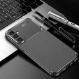 Szilikon tok a Samsung Galaxy A17 5G készülékhez, kameravédelemmel, fekete színben