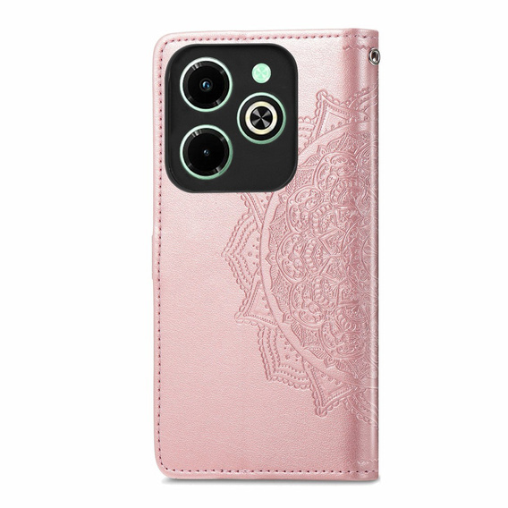 Pattintható tok a Infinix Hot 40i, Mandala, rózsaszín