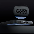 Tok Nothing Phone 3A Pro-hoz, MagSafe, ERBORD Matt Case, fekete