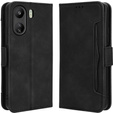 Pattintható tok a Xiaomi Redmi 13C / Poco C65, Card Slot, fekete