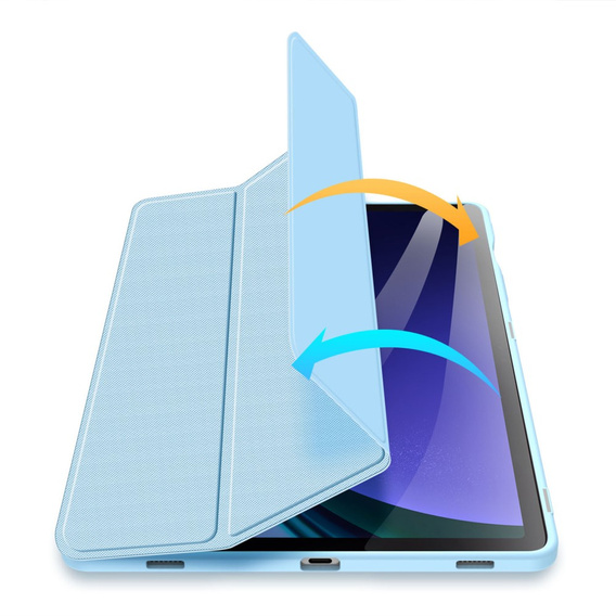 Tok Samsung Galaxy Tab S10 Lite / S10 FE / S9 FE, Dux Ducis TOBY, kék