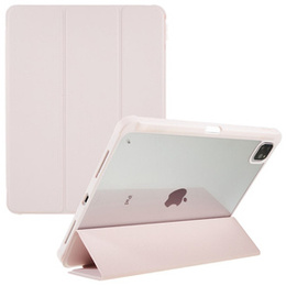 Tok iPad Pro 11 2022 / 2021 / 2020 / 2018, Smartcase Hybrid, tolltartó résszel, rózsaszín