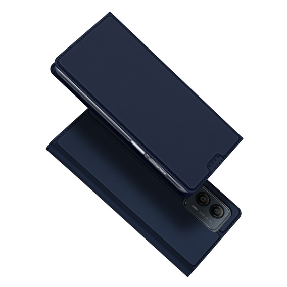 Dux Ducis Telefontok a Motorola Moto G53, Skinpro, sötétkék