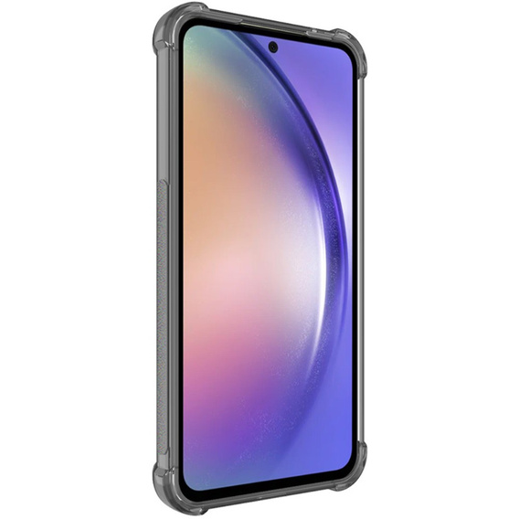 IMAK Telefontok a Samsung Galaxy A35 5G, Dropproof, átlátszó / fekete