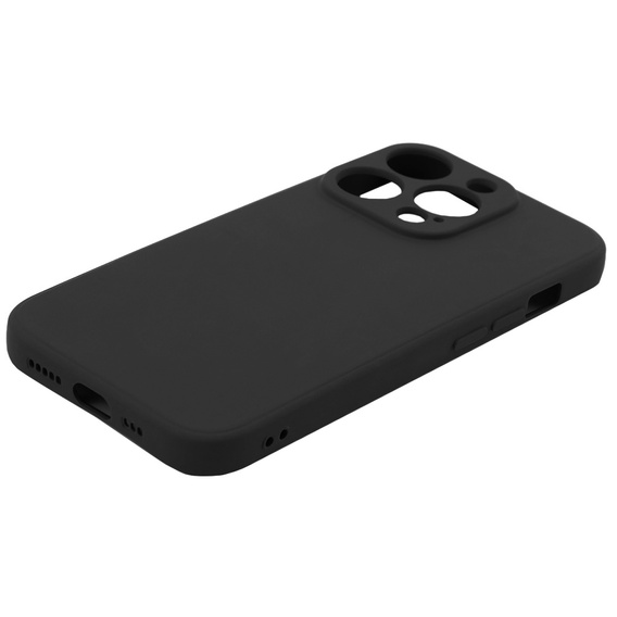 Telefontok a iPhone 15 Pro, Silicone Lite, fekete