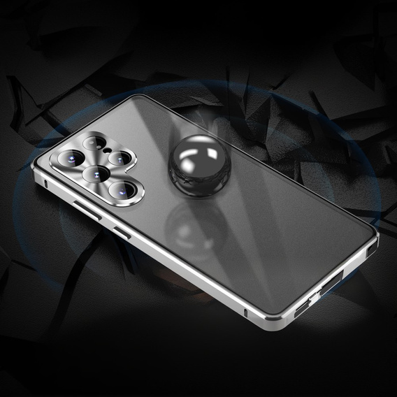 Tojás Samsung Galaxy S25 Ultra, Privacy Dual Glass, ezüst