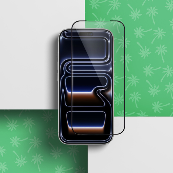 5D Smart Palm teljes ragasztós edzett üveg iPhone 17 Pro Max készülékhez