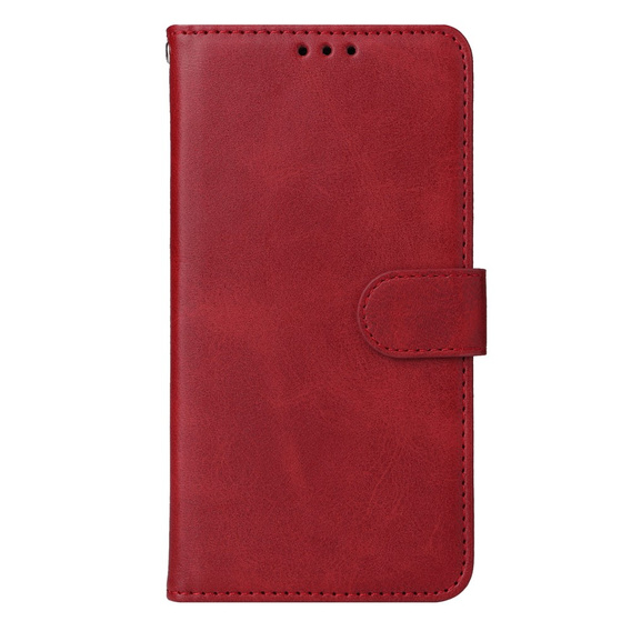 Pattintható tok a Samsung Galaxy A54 5G, Leather Wallet, piros