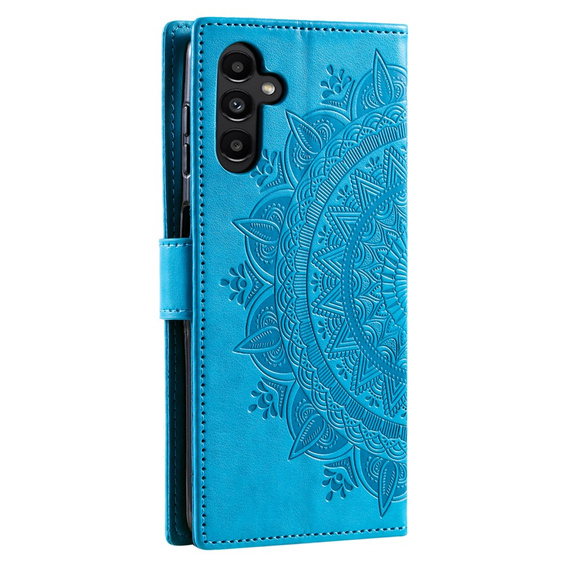 Pattintható tok a Samsung Galaxy A34 5G, Mandala, kék
