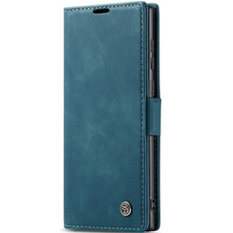 CASEME tok Samsung Galaxy S22 Ultra, Leather Wallet Case, zöld