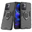 Telefontok a Xiaomi Redmi Note 12 5G / POCO X5 5G, Kickstand Ring, fekete