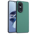 Bőr tok Oppo Reno 10 / 10 Pro, leather hybrid, zöld