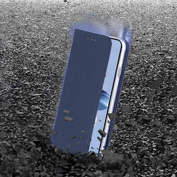 Tok Oppo Reno 11F 5G készülékhez, Smart Magnet, sötétkék + 9H üveg