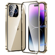 Tok iPhone 14 Pro Max, Magnetic Dual Glass, arany