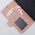 Pattintható tok a Motorola Moto G54 5G, Card Slot, rózsaszín