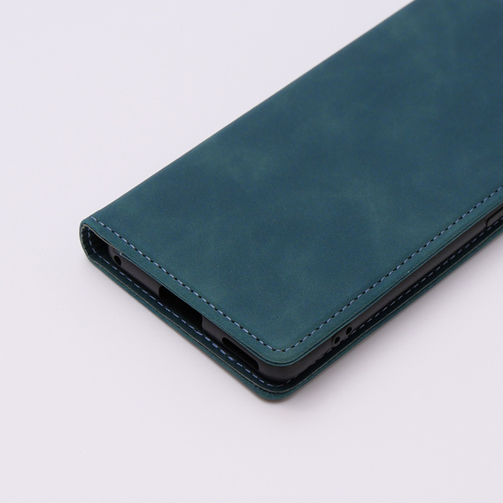 Telefontok a Oppo Reno 10 / 10 Pro, ERBORD Vintage, pénztárca patenttal, kék