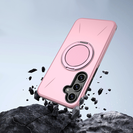 MagSafe tok állvánnyal Samsung Galaxy A57 5G készülékhez, rózsaszín