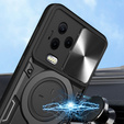 Páncélozott tok Infinix Note 12 2023, CamShield Slide, fekete