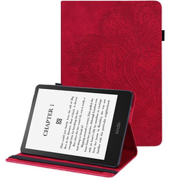Pattintható tok Amazon Kindle Paperwhite 5 (2021), flower, kék