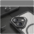 Tok a iPhone 16 Plus, Fusion Hybrid Carbon, MagSafe-hoz, fekete