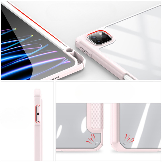 Tok iPad Pro 13" 2024 (7 gen.), Dux Ducis TOBY, rózsaszín
