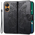 Pattintható tok a Oppo Reno8 T, Butterfly, fekete