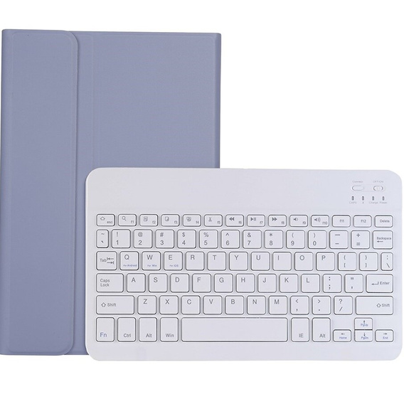 Tok + billentyűzet Samsung Galaxy Tab A8 10.5 X200 / X205, lila