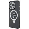 Karl Lagerfeld gyűrűtartó Karl & Choupette MagSafe tok iPhone 15 Pro készülékhez