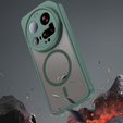 Tok Xiaomi 15 Ultra-hoz, MagSafe, ERBORD Matt Case, zöld